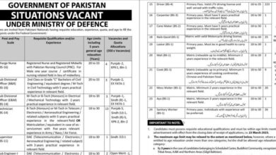 Ministry of Defence MOD Jobs 2024 Advertisement Online Apply