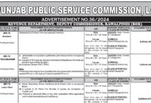 New PPSC Jobs Advertisement No 36