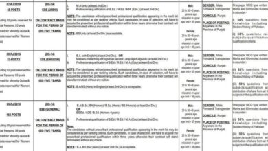 PPSC Elementary School Teachers EST Jobs 2025 (Upcoming)