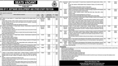 Punjab Land Record Authority Jobs 2025