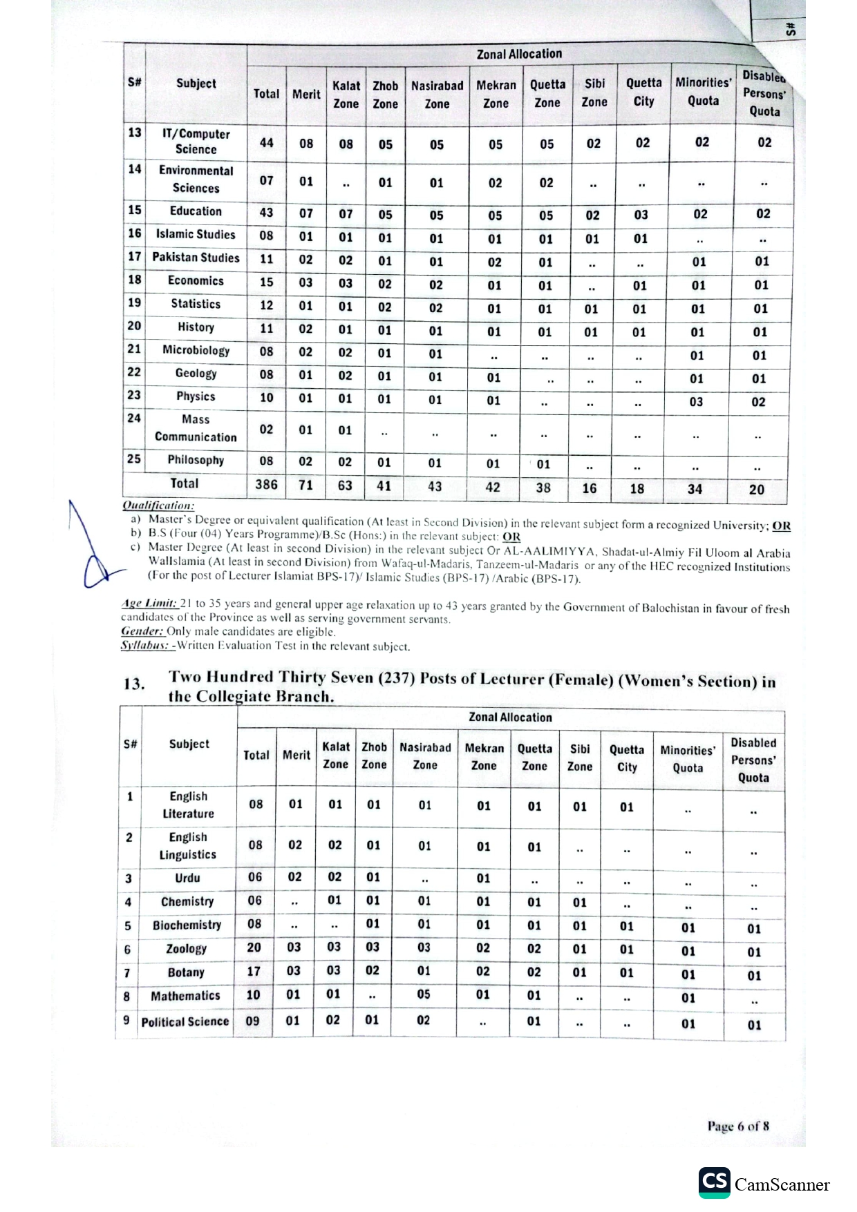 BPSC Jobs 2026 Advertisement 01 - 3
