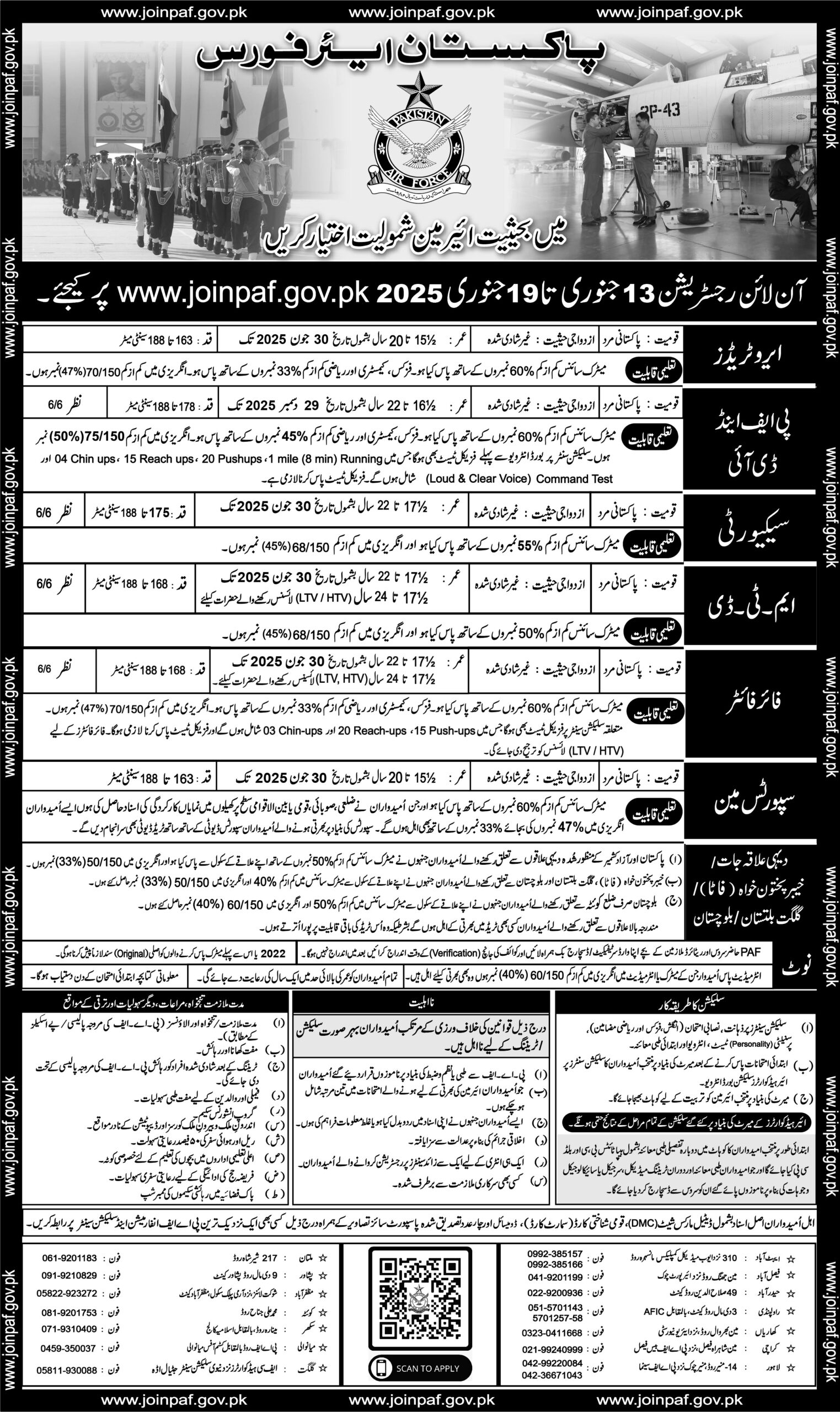 JOIN PAF as Airman 2025