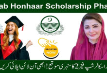 Honhar Scholarship Program 2025 Phase II