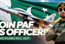 Join PAF as Commissioned Officer 2025 Online Apply