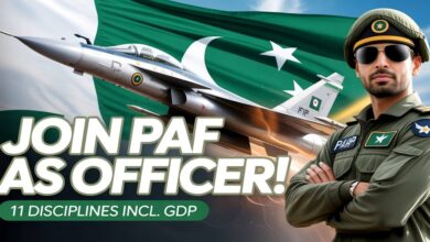 Join PAF as Commissioned Officer 2025 Online Apply