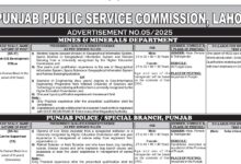 PPSC Jobs 2025 Advertisement 5