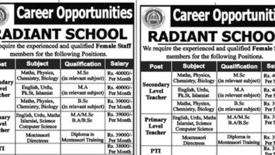 Radiant School Jobs 2025