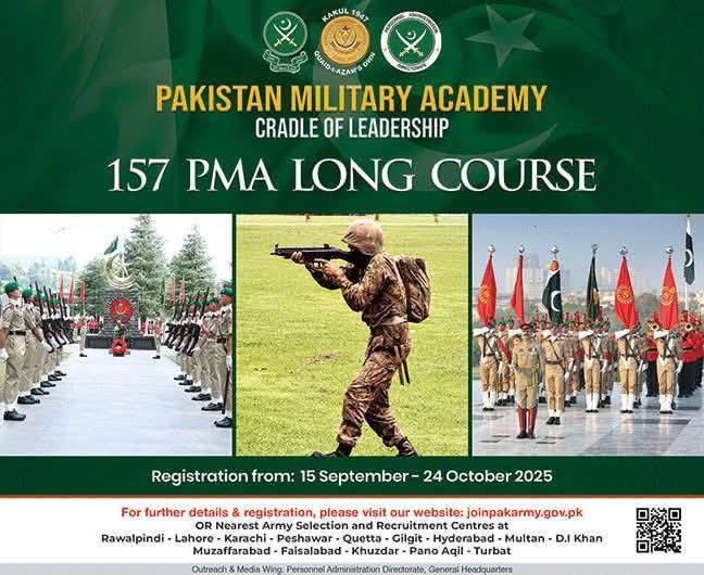 PMA Long Course 157 Advertisement Online Apply