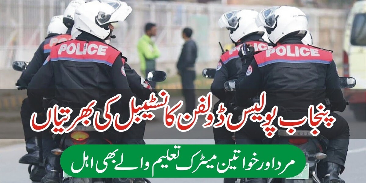 Punjab Dolphin Police Jobs 2025