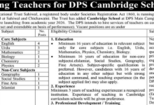 DPS Jobs 2026 Latest Advertisement