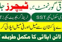 FGEI SST and TGT Jobs 2025