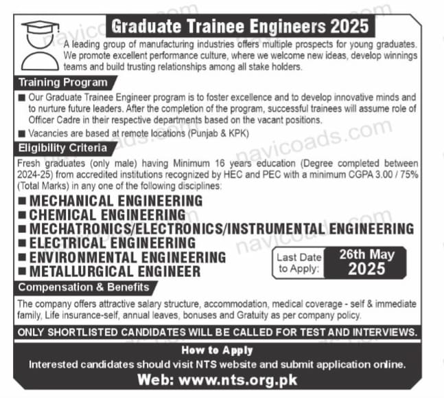 Graduate Trainee Engineers 2025