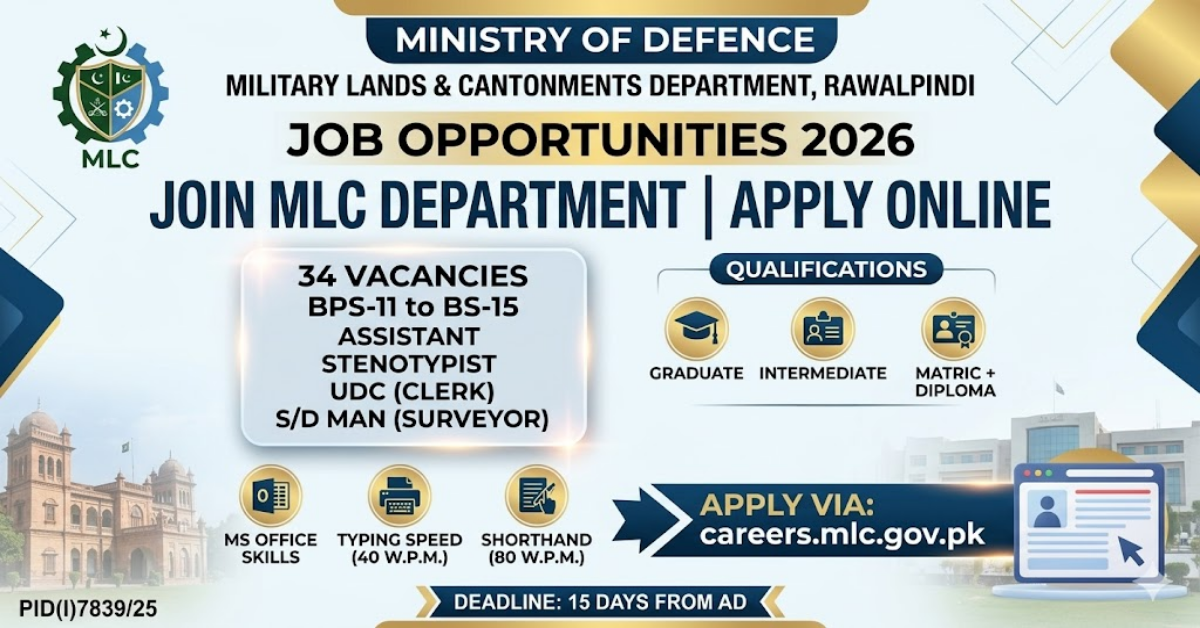 MLC Jobs April 2026 Online Apply