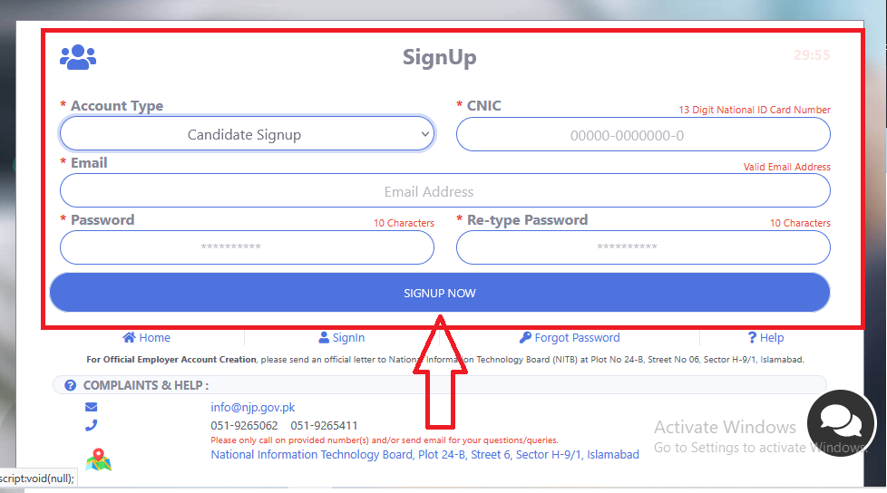 NJP Online Apply - 3