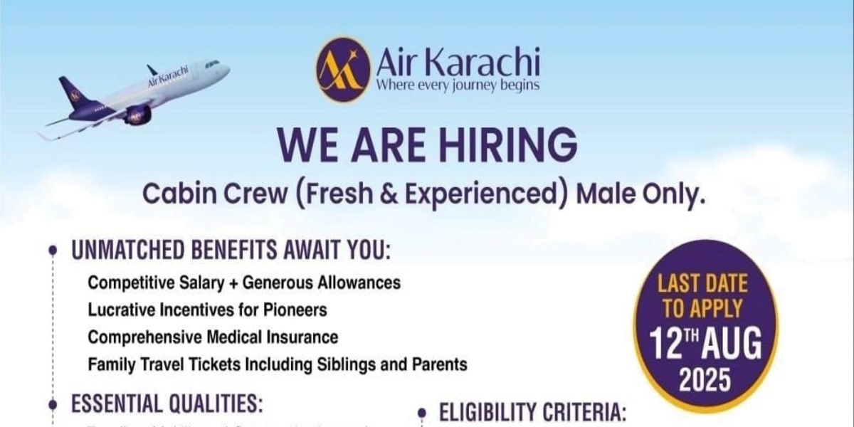 Air Karachi Male Cabin Crew Jobs 2025 Advertisement