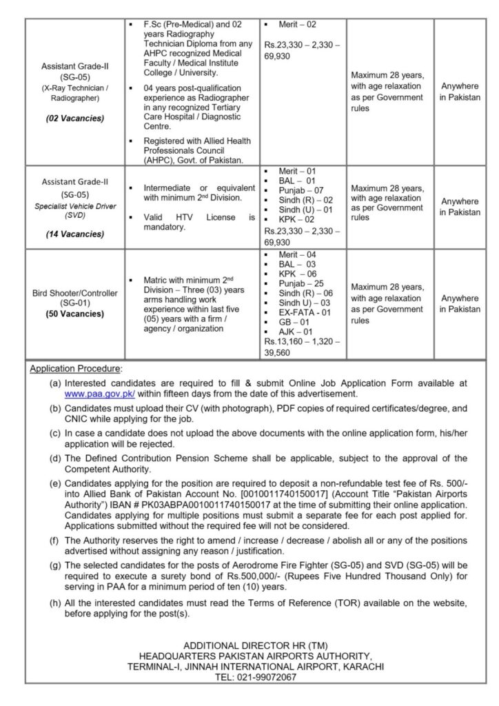 PAA Jobs September 2025 - 2