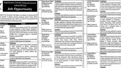 PECTAA Jobs 2025 Advertisement Online Apply