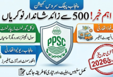 PPSC Jobs 2026 Latest Advertisement No 05