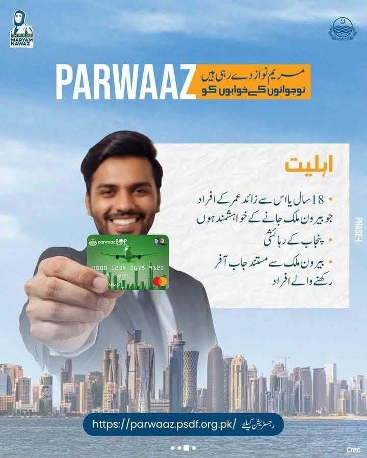 CM Punjab Parwaz Card Program 2026 Online Apply