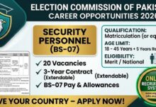 ECP Security Personal Latest Jobs 2026