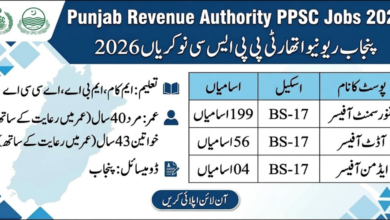 Punjab Revenue Authority Jobs 2026