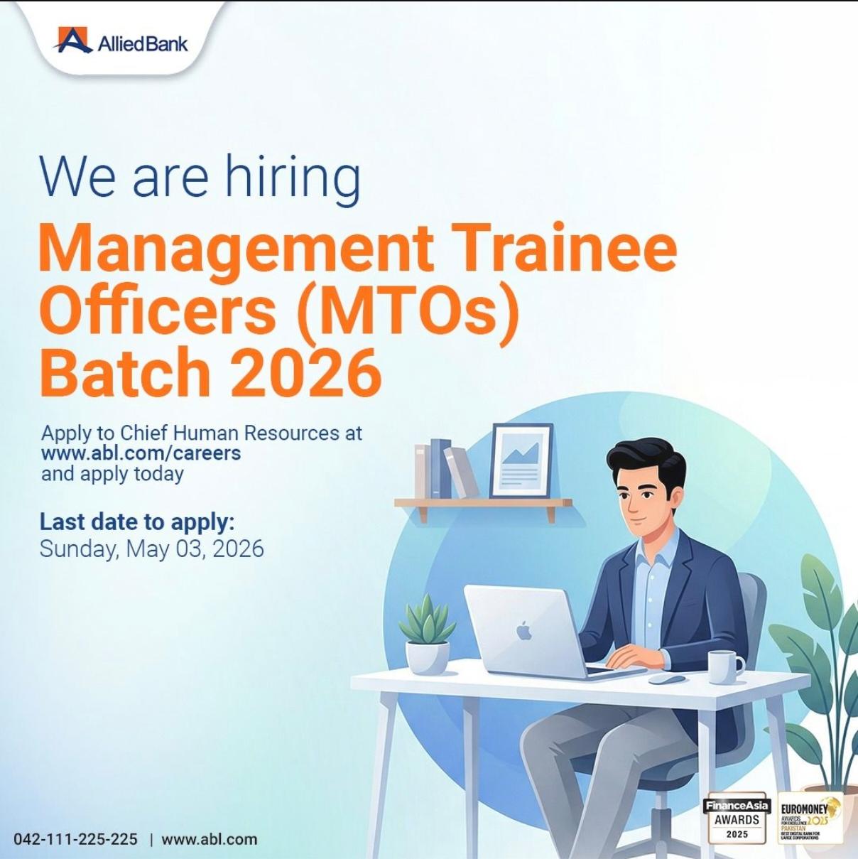 Allied Bank MTO Batch 2026 Advertisement